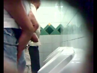 hidden camera. guys masturbate in the toilet
