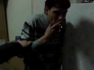 the guy smoked sage for the first time))) hahaha
